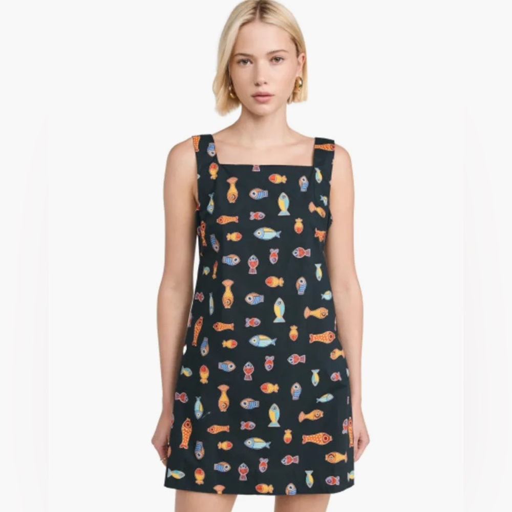 Ciao Lucia Aukai Dress w Fish Print S